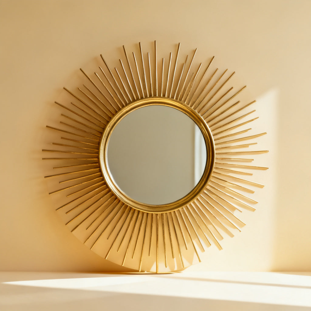 Specchio Sole Ottone — Marconucci